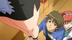 Hentai maid tittyfucking and facial cumshoting