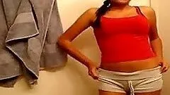 Teen Amateur Ebony Chick Dance