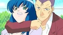 Shemale hentai caught a girl and hard fucking