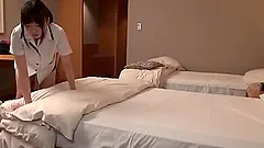Japanese girl gets her pussy fucked hard in a hotel room