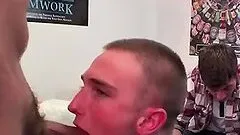 College boy takes cock in ass for fraternity