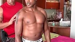 Hot body massage with gay studs