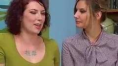 Hardcore lesbian BDSM with two filthy fetish chicks