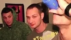 College dudes playing with dicks to join fraternity