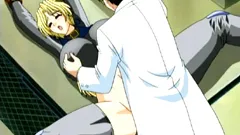 Captive hentai gets squeezed her bigboobs and brutally fucked by doctor