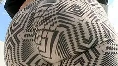 Lizzie Tucker oils her big butt and gets fucked doggy style