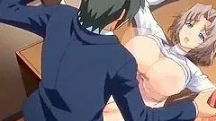 Sexy hentai secretary gets drilled