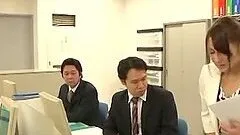 New Secretary Chihara Fucked With A Vibrator By Her Boss