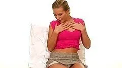 Sharon gives an amazing and hot striptease