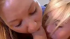 Five sexy college girls pose naked and suck dicks