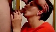 Mature couple blowjob on live cam