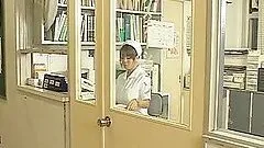 Busty Japanese nurse gets fucked and facialed indoors