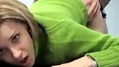 Webcam video with hot blonde getting fucked from behind