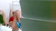 Chubby mature brunette gets caught on a hidden cam at the gynecologist's