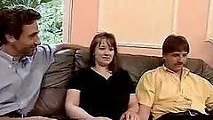 Honey loves blowing a huge one, while getting fucked