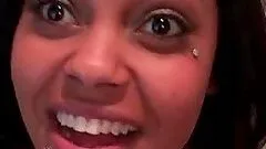 College girls giving blowjobs in a row at a party