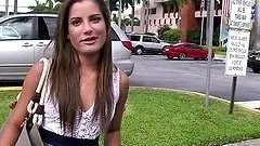 Sexy teen gets fucked anal in the bangbus