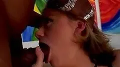 Alex Devine gets her holes ripped apart in hot interracial threesome