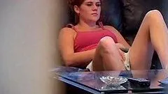 Naughty teen loves pleasing her snatch and she doesn't know that there is a cam