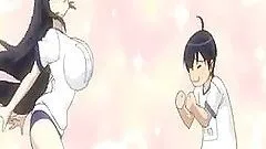 Anime chicks demonstrate their big boobs. Compilation