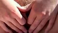 Amateur beach fucking session under a hidden cam