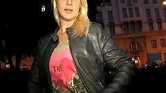 Desirable college babe Monika  is in love with my cock