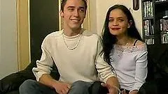 Pretty slim girl gets her holes destroyed after sucking her BF's dick