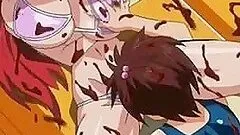 Anime hotties show their big tits. Nice compilation