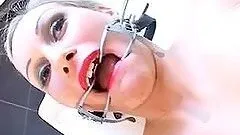 Lesbian babes are making this petite blondie moan loud