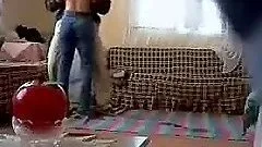 The spy cam catches neighbors getting hot and filthy