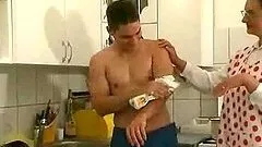 Sweet busty hairy mom gets penetrated in her ass