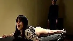 Horny Japanese babe is tortured in her ass