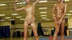 Sophie Lynx and Doris Ivy have hot sex after nude fight