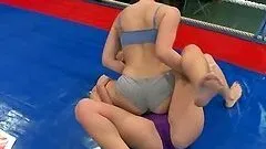 Tiffany Doll and Denise Sky in an amazing nude fight