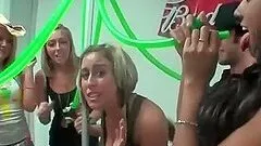 Teens in college drink and play sex games at party