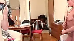 Two passionate girls fist and toy their hot pussies