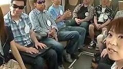 Chihiro Akino enjoys sucking a cock in a public place