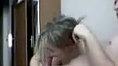 Kinky chick gets fucked in missionary position in homemade clip