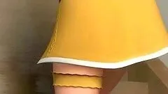 Rough animated fucking oral