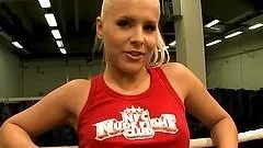 Perfectly shaped girls have lesbian sex after nude fight