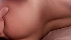 Hot college girl banging in orgy gets cummed