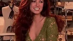 Jennifer Lewis the redhead hottie poses naked in the storage