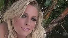 Unbelievably Hot Blonde Bombshell Traci Denee Naked Outdoors