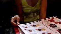 Hot amateur sex on the beach with a slim babe