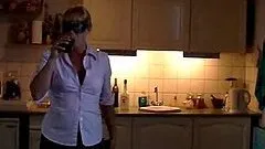 Mature milf mom hairy blond casting stockings amateur