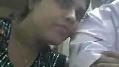 Webcam catches sexy Indian babe in action with her man