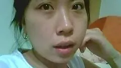 Korean Amateur honey gets balled and cummed on her cute face