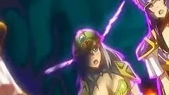 Princess hentai threesome double dicks fucked