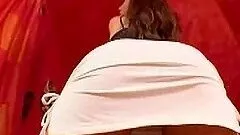 Peaches fingers her pussy and fucks it with two toys