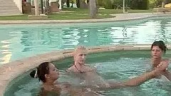 Sexy brunette girl gets fucked at the beach in Portugal